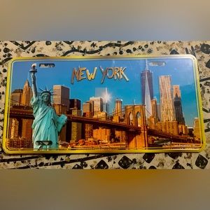 New York plate